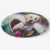 パドルラブラドール：風光明媚な冒険 ペーパープレート (アングル)