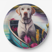 パドルラブラドール：風光明媚な冒険 ペーパープレート (正面)