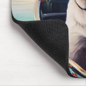 パドルラブラドール：風光明媚な冒険 マウスパッド (コーナー)