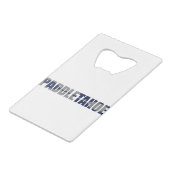 パドルレイクタホカヤック クレジットカード栓抜き (正面アングル)