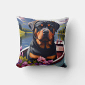 パドルロットワイラー:風光明媚な冒険 クッション (正面)