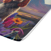 パドル上のコッカースパニエル犬：風光明媚な冒険 カッティングボード (角)