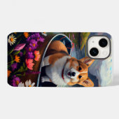 パドル上のコーギー:情景アドベンチャー Case-Mate iPhoneケース (裏面 (横))