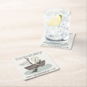 パドル上流 スクエアペーパーコースター (インサイチュ)