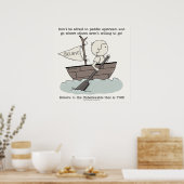 パドル上流 ポスター (キッチン)