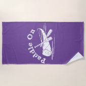 パドル動揺してオンデザイン-ビーチタオル ビーチタオル (正面)