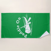 パドル動揺してオンデザイン-ビーチタオル ビーチタオル (正面)