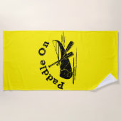 パドル動揺してオンデザイン-ビーチタオル ビーチタオル (正面)