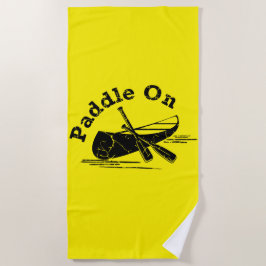 パドル動揺してオンデザイン-ビーチタオル ビーチタオル