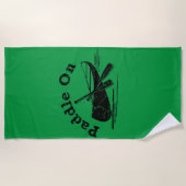 パドル動揺してオンデザイン-ビーチタオル ビーチタオル (正面)