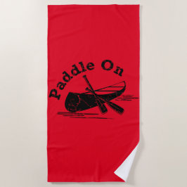 パドル動揺してオンデザイン-ビーチタオル ビーチタオル