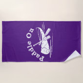 パドル動揺してオンデザイン-ビーチタオル ビーチタオル (正面)