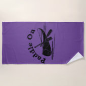 パドル動揺してオンデザイン-ビーチタオル ビーチタオル (正面)