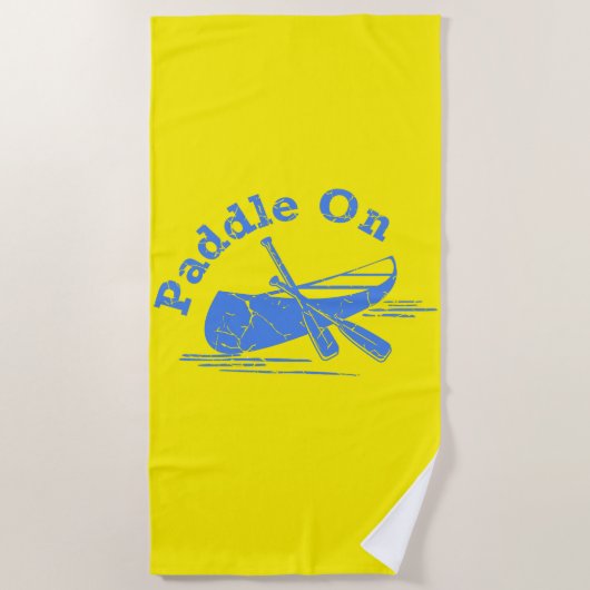 パドル動揺してオンデザイン-ビーチタオル ビーチタオル (正面)