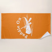 パドル動揺してオンデザイン-ビーチタオル ビーチタオル (正面)