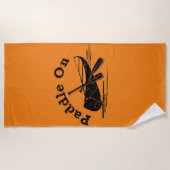 パドル動揺してオンデザイン-ビーチタオル ビーチタオル (正面)