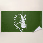 パドル動揺してオンデザイン-ビーチタオル ビーチタオル (正面)