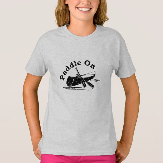 パドル動揺してオンデザイン – 女子の基本Tシャツ Tシャツ (正面)