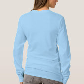 パドル動揺してオンデザイン – 女性の基本ロングS Tシャツ (裏面)