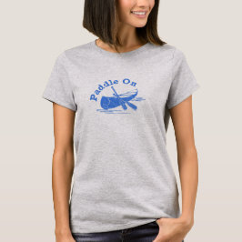 パドル動揺してオンデザイン – 女性の基本的なTシャツ Tシャツ