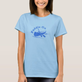 パドル動揺してオンデザイン – 女性の基本的なTシャツ Tシャツ