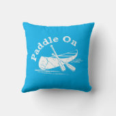 パドル動揺してオンデザイン-装飾用クッション16インチx 1 クッション (裏面)