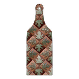 パドル型のカエルの葉のガラス カッティングボード