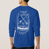 パドル懸命。境界水域 スウェットシャツ (裏面)