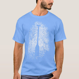 パドル指紋パドル水上スポーツの情熱 Tシャツ