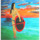 （パドル搭乗） シール (正面)