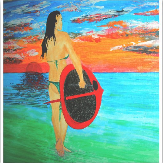 （パドル搭乗） シール (正面)