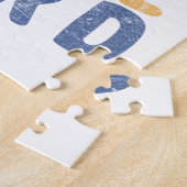 パドル板を持つ老人を決して過小評価しない ジグソーパズル (側面)