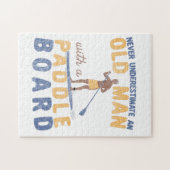 パドル板を持つ老人を決して過小評価しない ジグソーパズル (横)