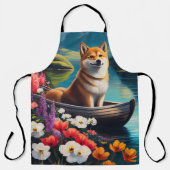 パドル柴犬:風光明媚な冒険 エプロン (正面)