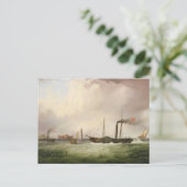 パドル汽船アリエル1831 ポストカード (スタンド正面)