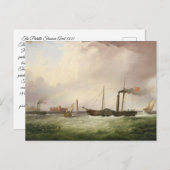 パドル汽船アリエル1831 ポストカード (正面/裏面)