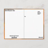 『パドル汽船』（1840年） ポストカード (裏面)