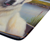 パドル素晴らしにピレネーを描く：風光明媚な冒険 カッティングボード (角)