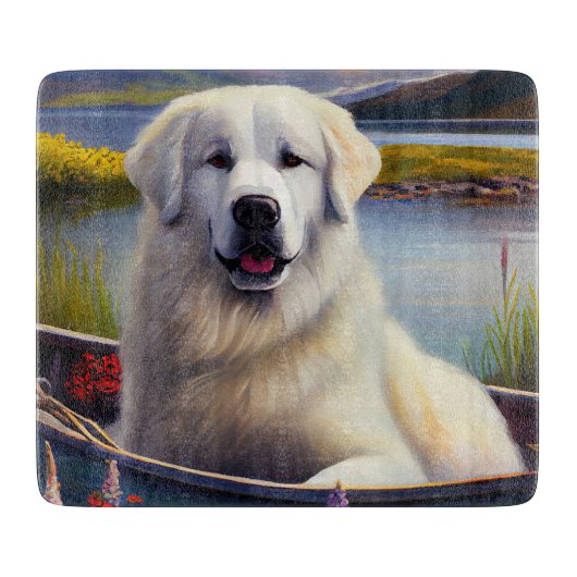 パドル素晴らしにピレネーを描く：風光明媚な冒険 カッティングボード (正面)