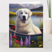 パドル素晴らしにピレネーを描く:風光明媚な冒険 カード (正面)