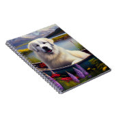 パドル素晴らしにピレネーを描く：風光明媚な冒険 ノートブック (右側)