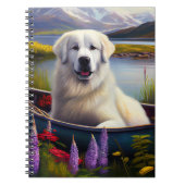 パドル素晴らしにピレネーを描く：風光明媚な冒険 ノートブック (正面)