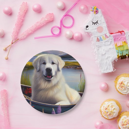 パドル素晴らしにピレネーを描く:風光明媚な冒険 ペーパープレート (パーティー)