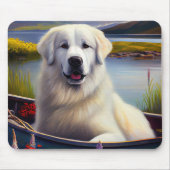 パドル素晴らしにピレネーを描く:風光明媚な冒険 マウスパッド (正面)