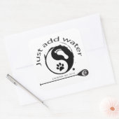 パドル素晴らしボード愛好家のためのシール スクエアシール (封筒)