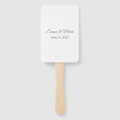 パドル結婚ファン ハンドファン (裏面)