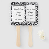 パドル結婚ファン ハンドファン (正面&裏面)