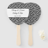 パドル結婚ファン ハンドファン (正面&裏面)