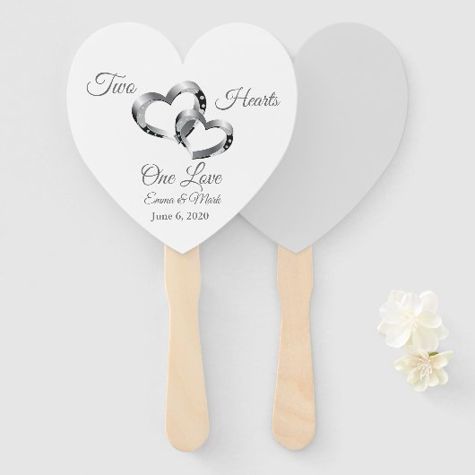 パドル結婚ファン ハンドファン (正面&裏面)