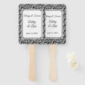 パドル結婚ファン ハンドファン (正面&裏面)